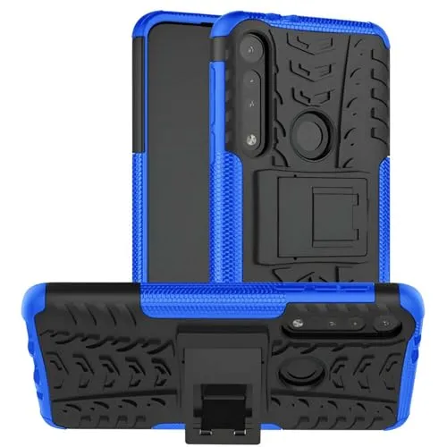 betterfon Oudoor Hülle Kompatibel mit Motorola Moto G8 Play | Case Panzer Hülle Cover Schutzhülle Etui Bumper | Blau
