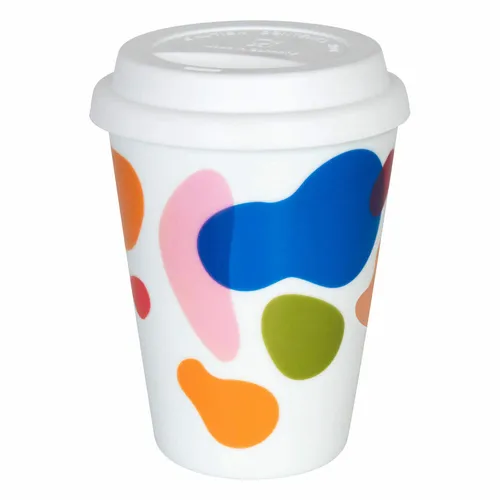 Könitz Coffee to go Mug Flow, Thermobecher, Porzellan, Bunt 380 ml 11 5 162 2673