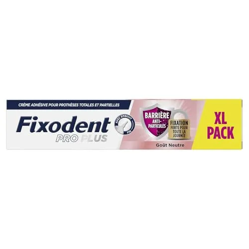 Fixodent Pro Plus Anti-Partikel-Technologie, Haftcreme für Zahnprothesen, 57 g
