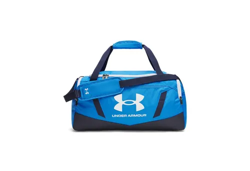 Under Armour Undeniable 5.0 40l Duffelbag Blau - Robuste Reisetasche mit UA Storm-Technologie für wasserdichten Schutz, ideal für Sport und Reisen. Große belüftete Tasche für Schmutzwäsche und zahlreiche Fächer für optimale Organisation.