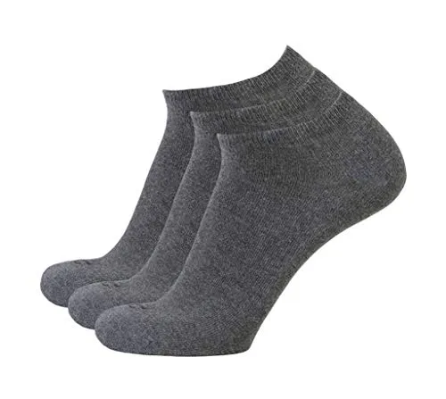 camel active Sneaker Socks 3er Pack 6595 620 anthracite Strumpf anthrazit grau Füssling, Size:43-46