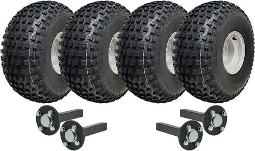 22x11.00-8 Twin Axle Knobby ATV Quad Trailer Kit Road Legal Load Capacity 620kgs