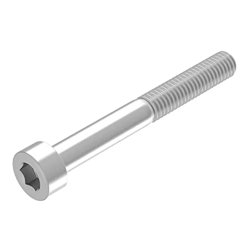 SECCARO Zylinderschraube M5 x 40 mm, Edelstahl V2A VA A2, DIN 912 / ISO 4762, Innensechskant, Teilgewinde, 20 Stück