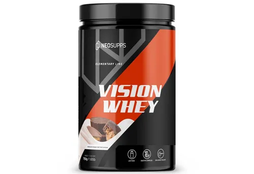 Neosupps Vision Whey Chocolate Peanut Butter 750g, Protein Pulver Pulver, 750 g, Whey Protein für Muskelaufbau mit geprüfter Qualität, Made in Germany