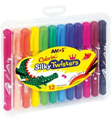 Silky Twisters drehbare Bleistifte AMOS 12 Farben