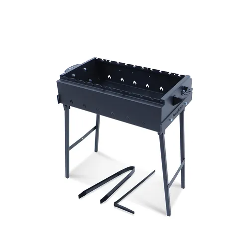 Mangal Klappbarer Grill SchaschlykOFF 60 für 10 Spieße aus Stahl
