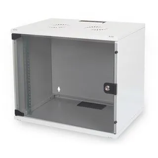 Digitus DN-19-07U-S-PD 19 Zoll Wandgehäuse - Zubehör, Serverschrank - Robustes 7 HE Wandgehäuse in Lichtgrau, ideal für Platz- und Kostenersparnis, einfach zu montieren und für EDV- sowie Telekommunikationsanwendungen geeignet.