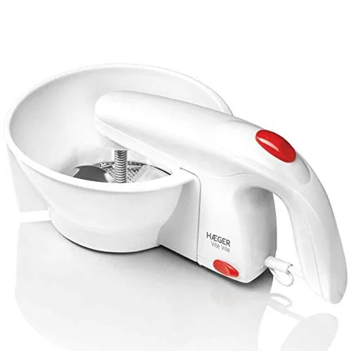 HAEGER VM-25W.001A Paspelier aus Edelstahl - Nassschleifer mit 3 Trennscheiben für feine, mittlere und grobe Schnitte, rostfreie Edelstahlklinge und 25 Watt Leistung – ideal für präzise Ergebnisse in der Küche.