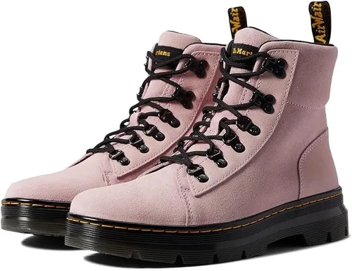 Dr. Martens Combs W Hi Suede WP Stiefel Chalk Pink Größe 36