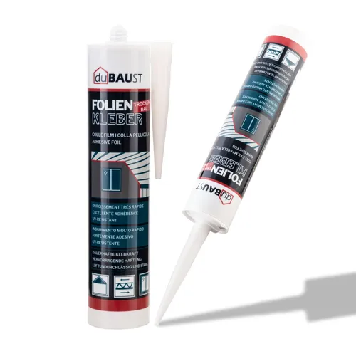 duBAUST BFK24 Baufolienkleber 1K Dampfsperrenkleber Trockenbaukleber 310ml blau