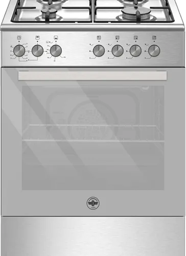 Bertazzoni La Germania SE664GX/24 Freistehender Herd A Gas Gaskochfeld Edelstahl