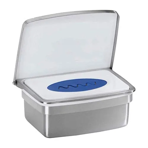 RB&G Premium Feuchttücherbox aus Edelstahl in silber von RB&G