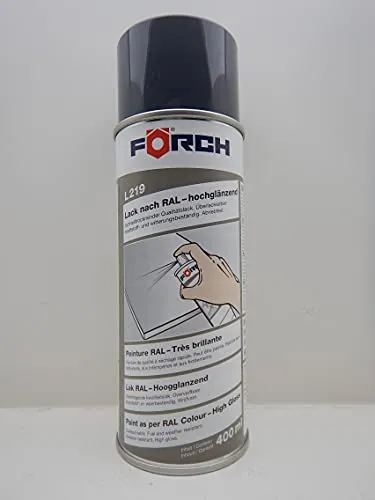 Förch GRAPHITGRAU GRAU GRAPHIT RAL 7024 LACK LACKSPRAY SPRAY SPRAYDOSE 400ML (1)
