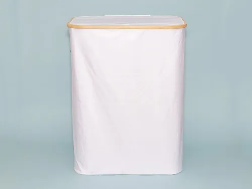 Hanseküche Faltbarer Wäschekorb mit 3 Fächern in weiß von Hanseküche