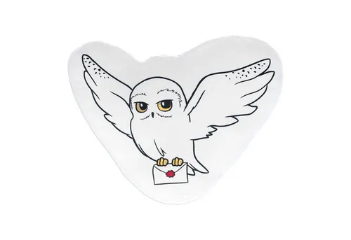 Harry Potter Dekokissen Kuschelkissen Velours in weiß von Harry Potter