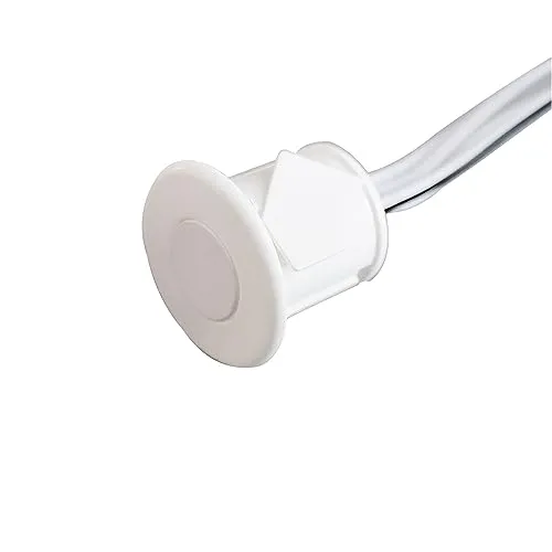 kalb | Einbauschalter rund, Ein/Aus, Dimmen, 200cm Ein- & Ausgangskabel LED-MINI weiß, 12VDC, max. 3A, Farbe:Weiß