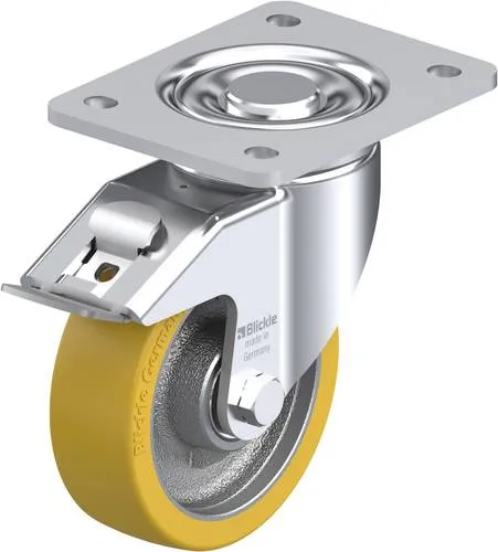 Blickle 627729 LH-GTH 125K-3-FI Lenkrolle mit Feststeller Rad-Durchmesser: 125mm Tragfähigkeit (max.): 550kg 1St.
