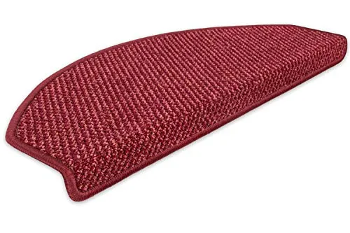 Kettelservice-Metzker Stufenmatte Treppenmatte Vorwerk Lord Halbrund Bordeaux 1 Stück