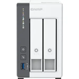 QNAP TS-216G NAS System 2-Bay - 2,0 GHz ARM Cortex-A55 4-Kern-Prozessor, 2.5 Gigabit Ethernet Port für hohe Datenübertragungsraten und ideal für Home Office