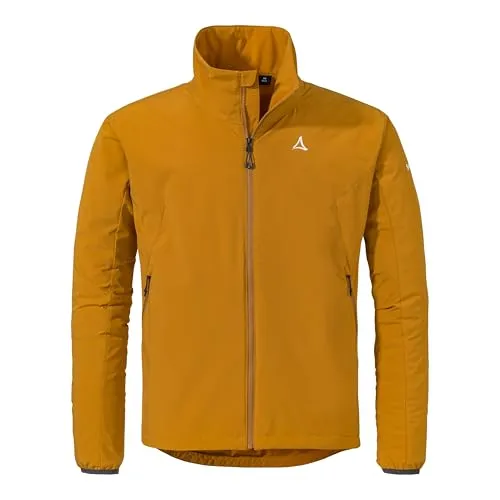 Schöffel Ins Jacket Style Salza Men chai (5735) 46 - Funktionsjacke für Herren, ultraleicht mit innovativer VENTBREAK-Konstruktion für optimalen Windschutz und 20g Wattierung für Wärme – ideal für Radfahrer und Mountainbiker.