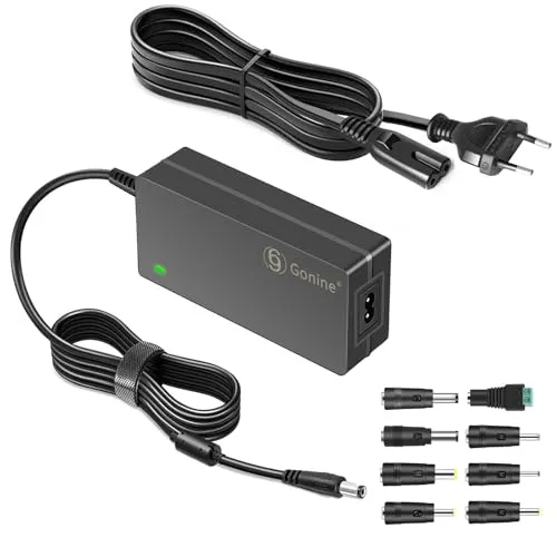 Gonine 24V 2.5A Netzteil, AC/DC Adapter für LED Strip Light, CCTV Kamera, Elektronisches Schneidwerkzeug, JBL Vizio Polk Soundbar und Mehr - 2.5A 2A 1.5A 1A