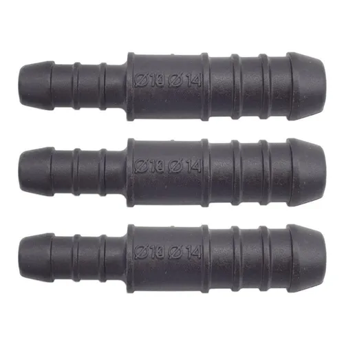 YOU.S Schlauchverbinder Verbinder RGV Ø 14mm 10mm - Gerade Form - Reduzierer 3 x