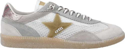 Cetti C-1385 SRA EXP V25 Damen Sneaker - Stilvoller Komfort in Größe 38 EU - Damen-Sneaker aus hochwertigem Ante-Mesh und Leder, ideal für Alltag und Freizeit. Mit flacher Gummisohle für optimalen Tragekomfort.