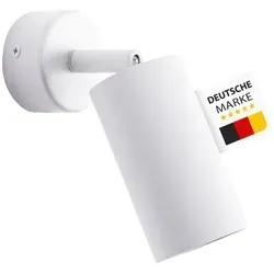 GU10 Deckenleuchte ProSpot 866-1-WH Weiß – 1-flammig, Aluminium, IP20 - Weiß