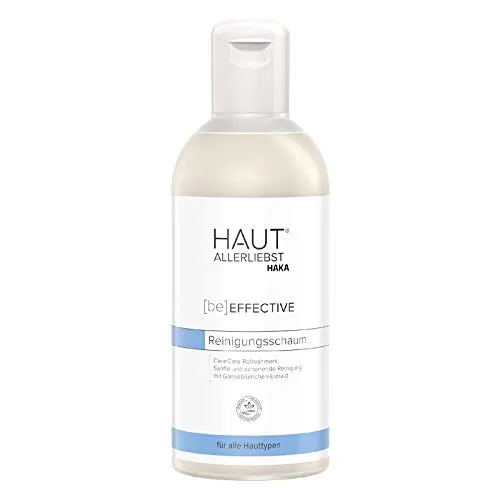 HAKA Reinigungsschaum Gesicht Nachfüller, 250 ml, sanft & porentief reinigend, entzündungshemmende Gesichtsreinigung, entfernt Unreinheiten & Make-up, für jeden Hauttyp, vegan