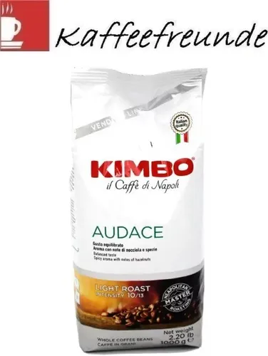 1Kg Kimbo Audace Light Roast Bohnen