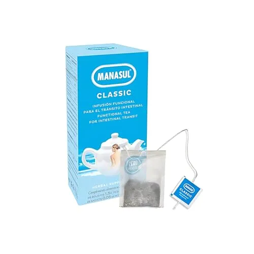 MANASUL Laxative Infusion basierend auf Sen, Melissa, Mint, Lakritz und Green Anis. Schachtel mit 25 Beuteln.