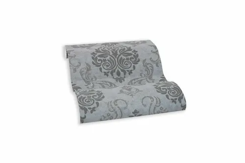 Tapete Selbstklebend Ornamente grau schwarz Livingwalls 368241 (13,96€/1qm)