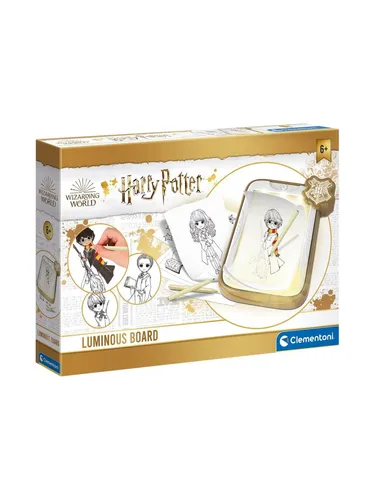 Clementoni Harry Potter Leucht-Zeichentafel - Magische Zaubertafel zum Malen und Zeichnen, fördert Kreativität und Spaß für kleine Hexen und Zauberer