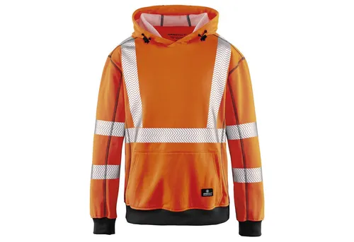 4PROTECT Pilotenjacke - Warnorange - Übergangsjacke aus robustem Mischgewebe, ideal für wechselhaftes Wetter, mit langärmligem Design für optimalen Schutz.