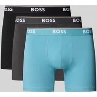 BOSS BoxerBr 3P Power 10267398 01 - Herren-Boxershorts aus 95% Baumwolle und 5% Elastan für höchsten Tragekomfort und Flexibilität.