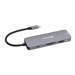Verbatim USB-C Pro Multiport Hub 8-in-1 - Vielseitiger Adapter mit 4K-8K HDMI, 85W Schnellladen und SD/microSD Kartenleser für effizientes Arbeiten unterwegs