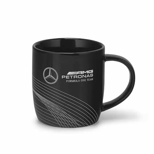 MERCEDES AMG PETRONAS F1 Logo-Becher in schwarz von Mercedes AMG Petronas