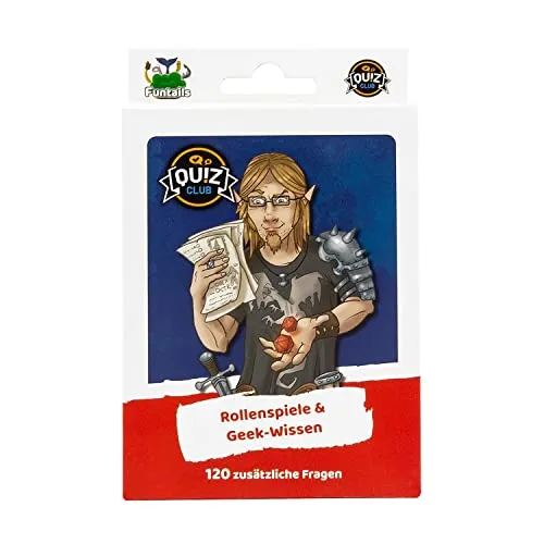 Funtails FTQC03DE Quiz Club DE – Charakter Pack Rollenspiele & Geek-Wissen