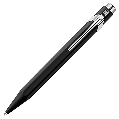 Caran d'Ache Kugelschreiber 849 Classic Line Schwarz lackiert Strichstärke: M, Schriftfarbe: Schwarz, Länge: 13 cm, 0846.009