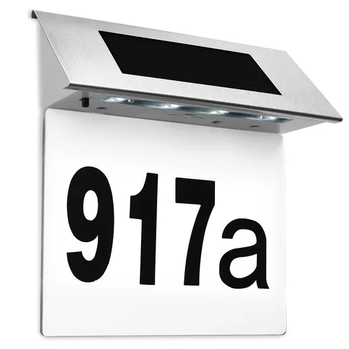 DeubaXXL DE Solar Hausnummer transparent 105370