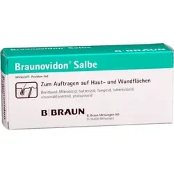 Braunovidon Salbe 100 g - Erste Hilfe Material, die schnelle und effektive Wundheilung mit Povidon-Iod für antimikrobielle Haut- und Wundbehandlung.