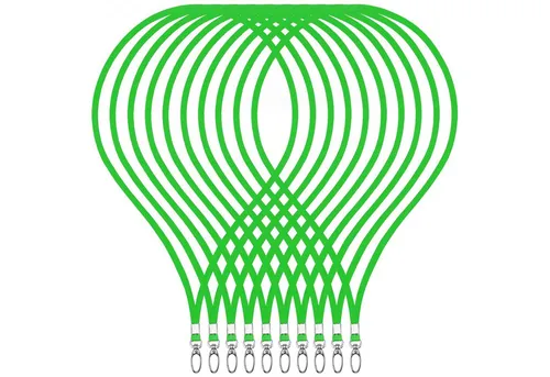 WEBBOMB Schlüsselanhänger 10x unbedruckte Schlüsselbänder Lanyards Umhängeband 13Farben Auswahl