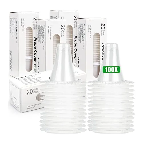 Stück Ohrthermometer ersatzschutzkappen, für alle Braun Ohrthermometer Sondenabdeckungen fieberthermometer schutzkappen ohr fieberthermometer schutzkappen 100