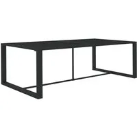 Garten-Esstisch Anthrazit 120x60 cm aus Aluminium - Eleganter Gartentisch in Anthrazit, ideal für den Außenbereich. Robust und wetterfest, perfekt für gesellige Abende im Garten.