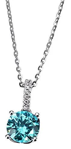 Goldmaid Damen Halskette Mint Green mit Zirkonia in türkis von Goldmaid