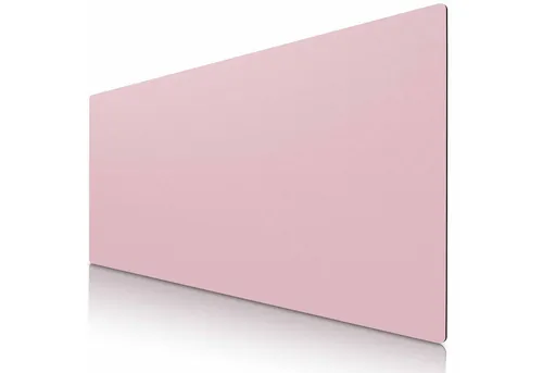 CSL Mauspad XXL Mousepad 900 x 400 x 3 mm, Tischunterlage, Elegante Leder Optik, rutschfest, abwaschbar, Office Schreibtischunterlage, rose