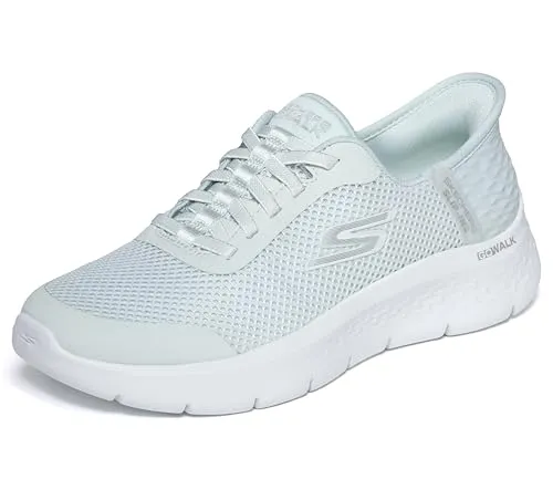 SKECHERS GO WALK FLEX GRAND ENTRY - Slip-On in Grün - Stylische Skechers Go Walk Flex Grand Entry Slip-Ons in Grün, Größe EU 42. Ideal für mühelosen Komfort und lässigen Stil – einfach hineinschlüpfen und loslegen!
