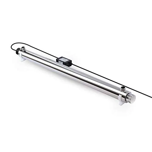 Produktbild Bellerofonte UV Entkeimungsanlage mit UVC Licht 55 Watt Kapazität 29 Liter pro Minute für Umkehrosmose und Wasserfilteranlagen UVC-Entkeimung