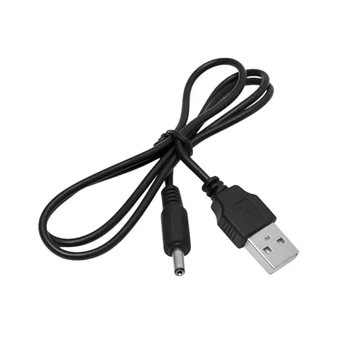 Aukson B61 USB Typ A auf DC Stecker 3,5 mm x 1,35 mm 5V Netzteilkabel für Tablet PC, Mini-Lautsprecher, USB Hub, USB Ventilator, Router, Monitore, LED-Leuchten, 50cm
