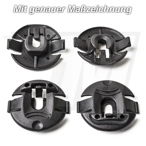 10x Unterfahrschutz Halterung Klammern Clips für Audi | 4F0825429A